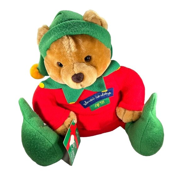 Hallmark Other - Hallmark Chris The Elf #25 Bear Plush Stuffed Animal Teddy 12" Christmas Tags